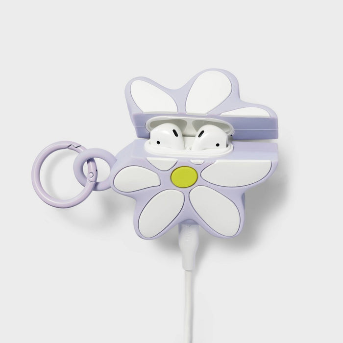 Apple AirPods (1/2 Generation) Daisy Case - heyday Soft Purple