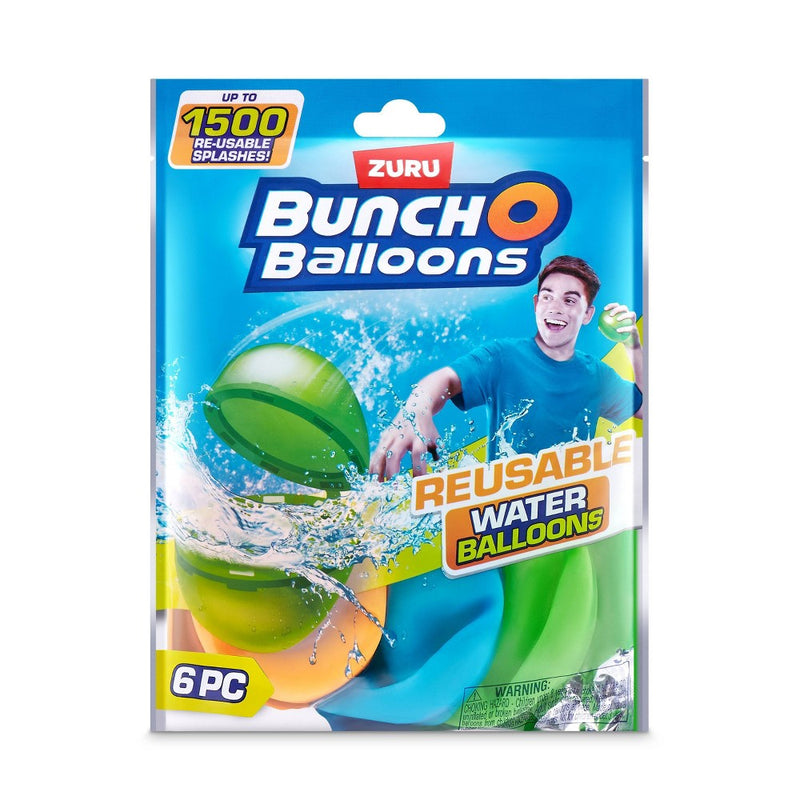 Bunch O Balloons Reusable Water Balloons - 6pk