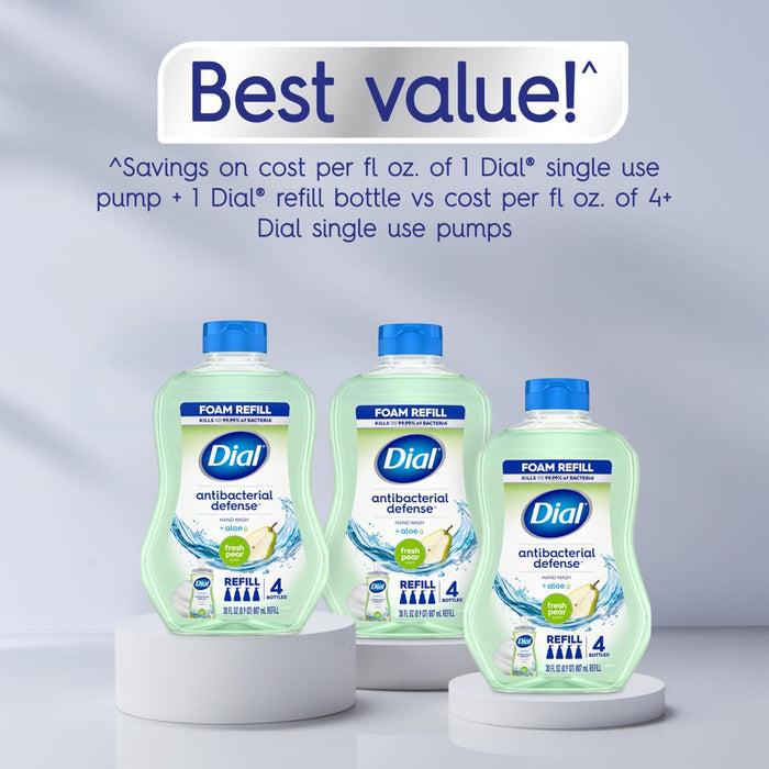 Dial Hand Soap Foaming Refill - Fresh Pear - 30 fl oz