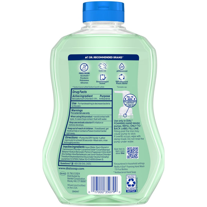 Dial Hand Soap Foaming Refill - Fresh Pear - 30 fl oz