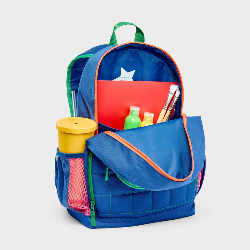 Kids' Novelty 17" Backpack Quilted Blue - Cat & Jack?