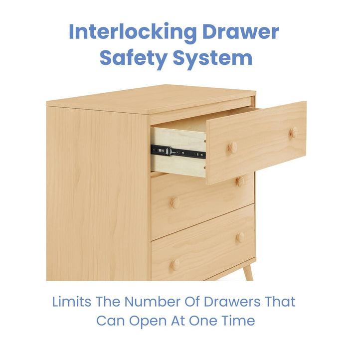 Delta Children Jordan 3 Drawer Dresser with Interlocking Drawers - Natural (LOCAL PICKUP ONLY)