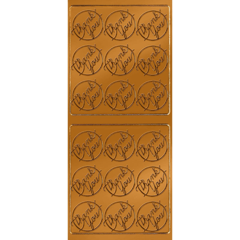 27ct Delicate Touch "Thank You" Seal Copper