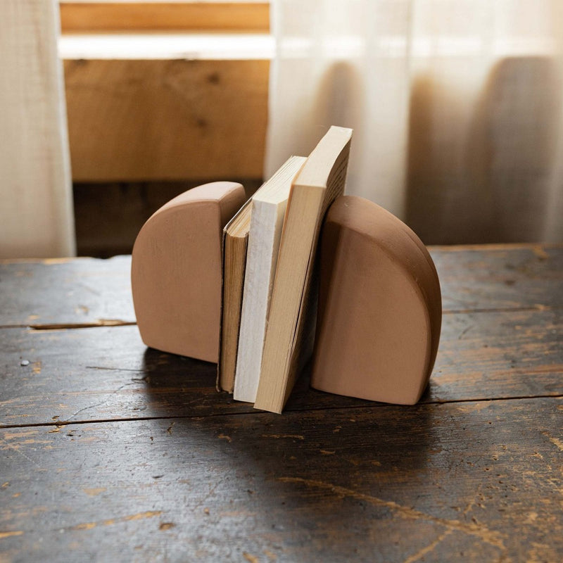Set of 2 Bookends Terracotta by Foreside Home & Garden