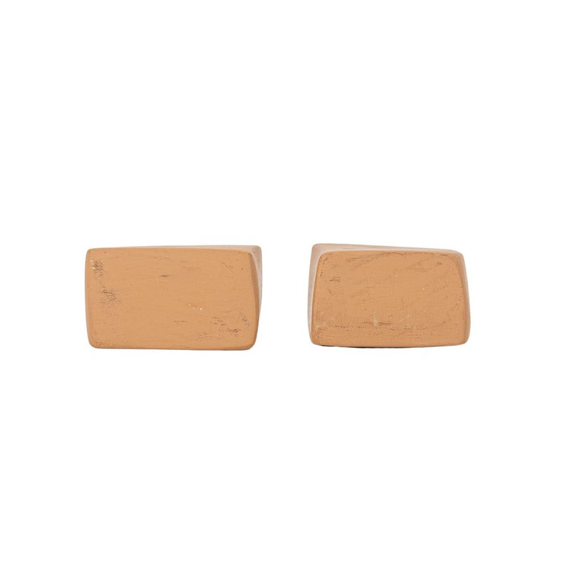 Set of 2 Bookends Terracotta by Foreside Home & Garden