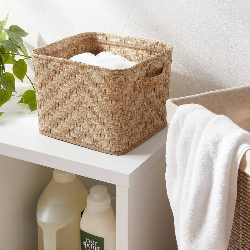 Woven Paper Rope Basket - Brightroom