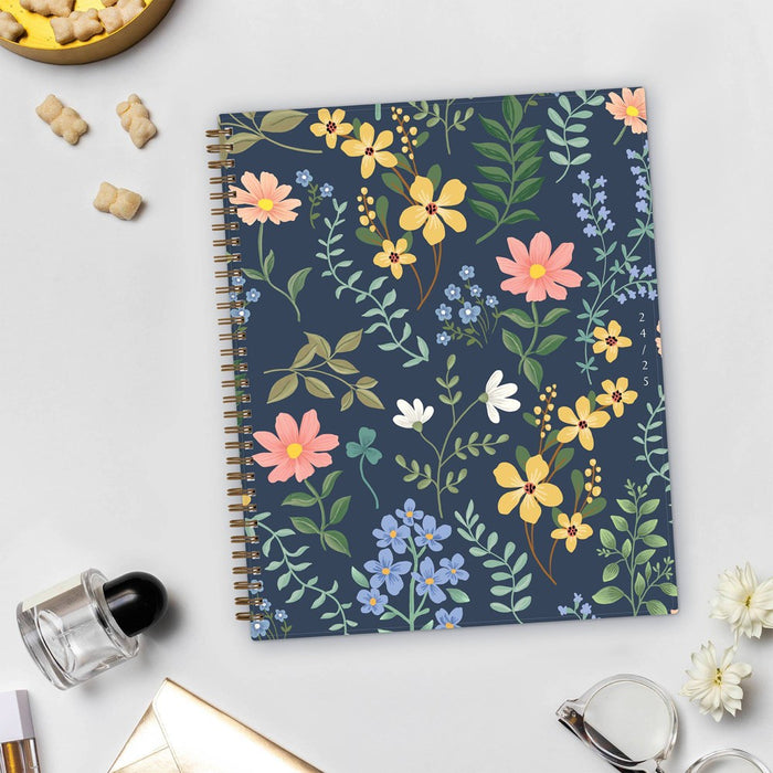 Blue Sky 2024-25 Weekly/Monthly Planner 11"x8.5" Sustainability Wirebound Nolana