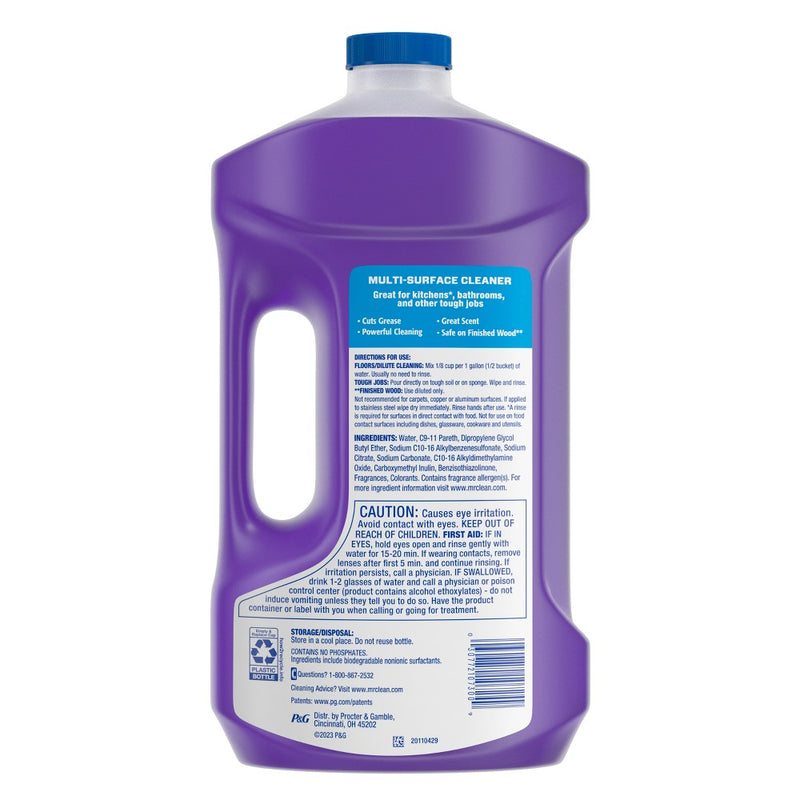 Mr. Clean Dilute Lavender Multi-Surface Cleaner - 64 fl oz