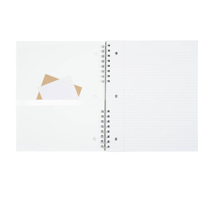 Altitude 200pg 1 Subject College Ruled Notebook 11"x9" Split Wire Warm Gray Arch