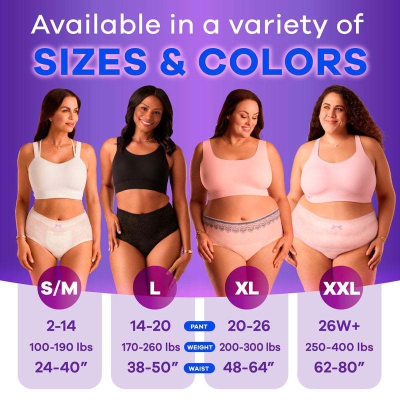 Always Discreet Adult Postpartum Incontinence Underwear for Women - Maximum Protection - XL - 34ct