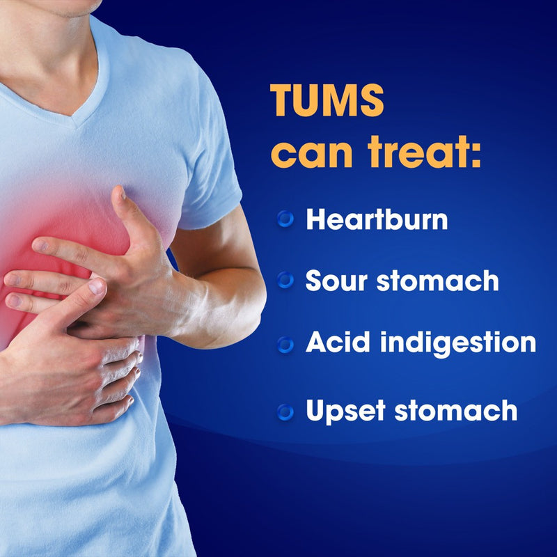 TUMS Extra Strength Assorted Berries Antacid Chewable Tablets - 96ct