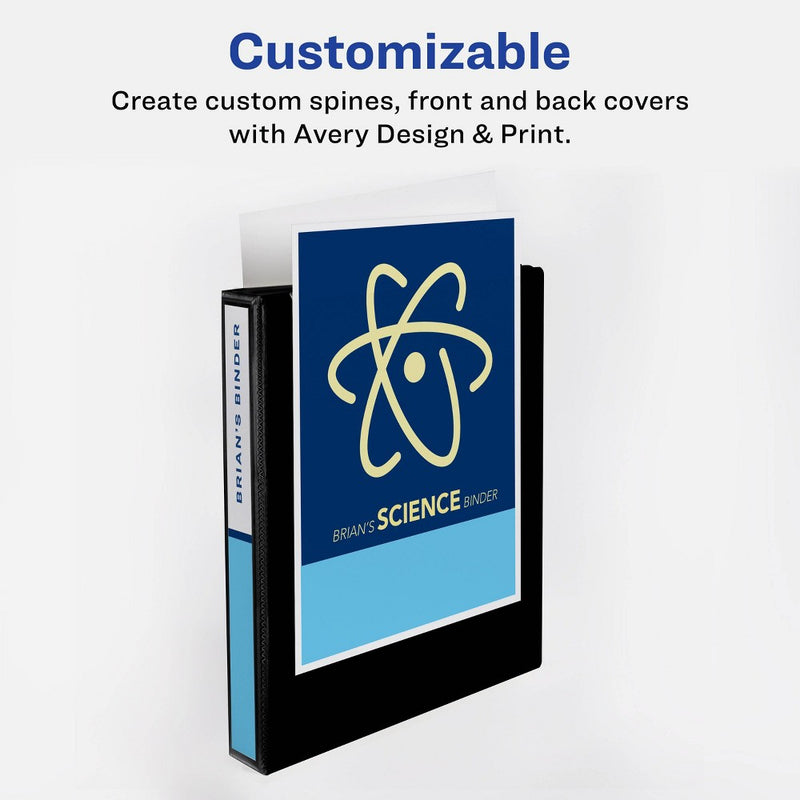 Avery 1" Round Ring Binder Fashion Dots