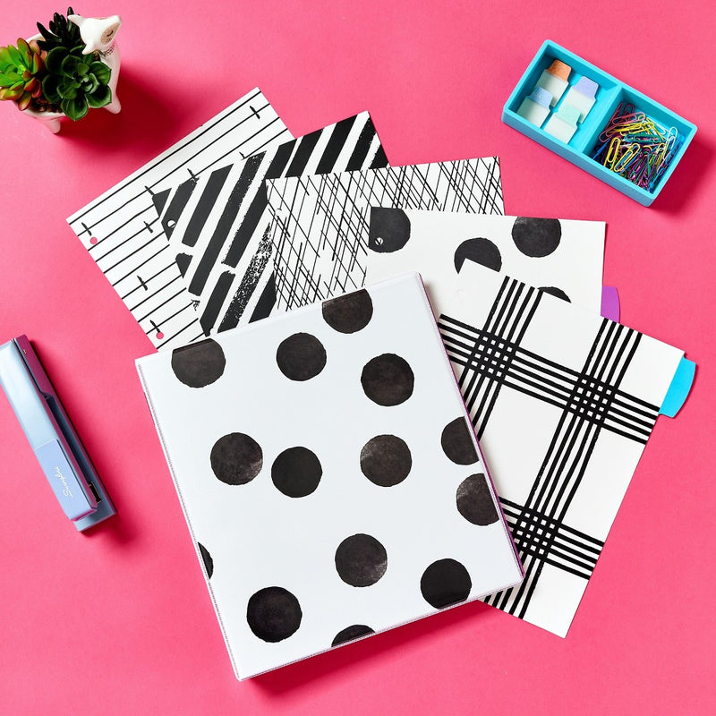 Avery 1" Round Ring Binder Fashion Dots