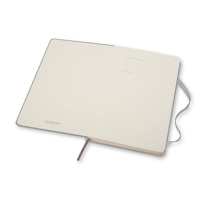 Mokeskine Ruled Classic Notebook Hard Cover Large Aster Gray