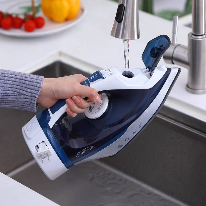 Sunbeam 1700W Steam Iron with Retractable Cord and Shot of Steam Feature