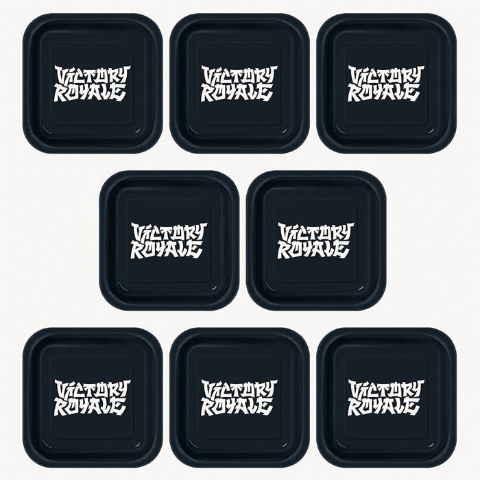 Fortnite 9" 8ct Dinnerware Plates Black/White