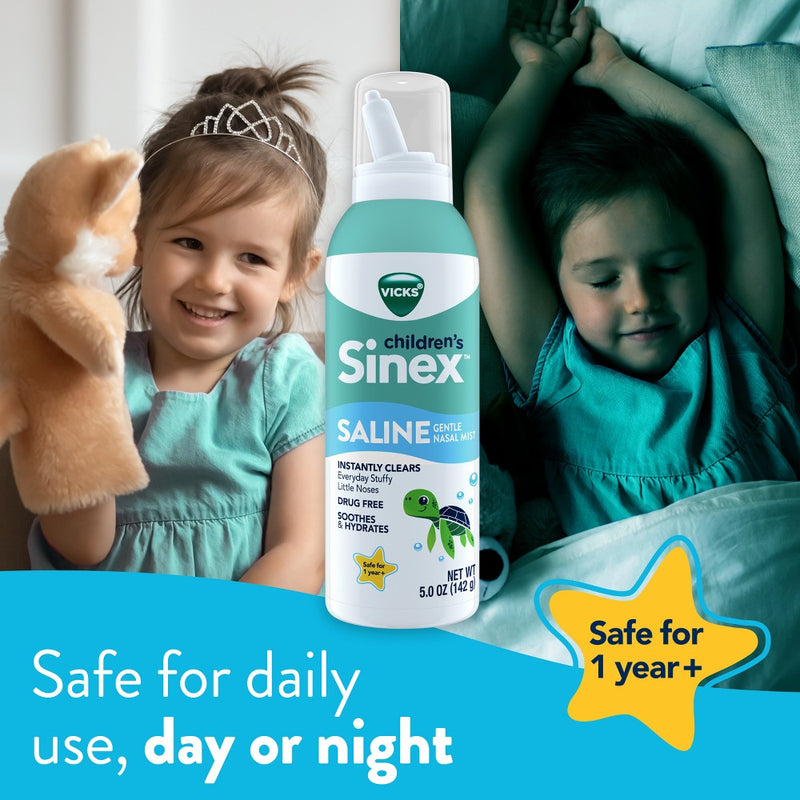 Vicks Sinex Children's Saline Nasal Spray Ultra Fine Mist - 5oz