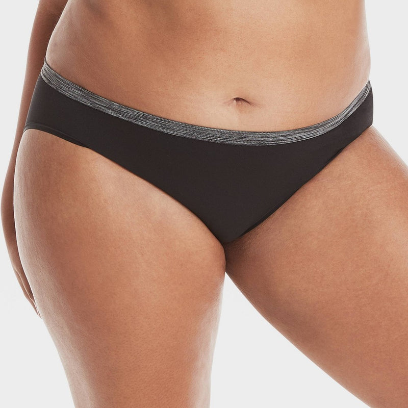 Hanes Women's 6pk Comfort Flex Fit Seamless Bikini Underwear - Colors May Vary M