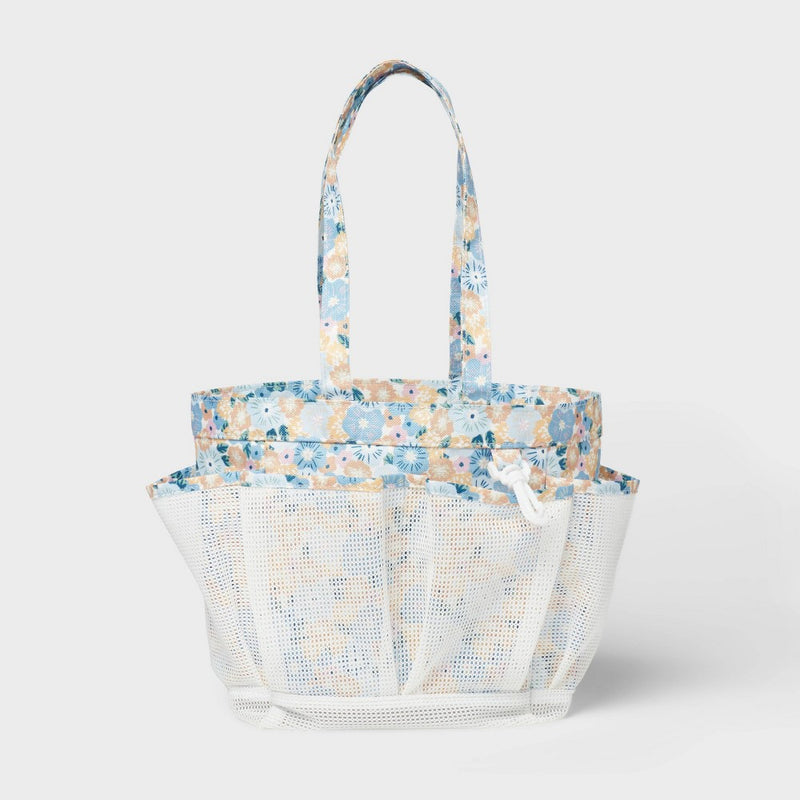 Mesh Bath Caddy Floral - Room Essentials