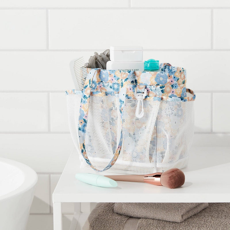 Mesh Bath Caddy Floral - Room Essentials