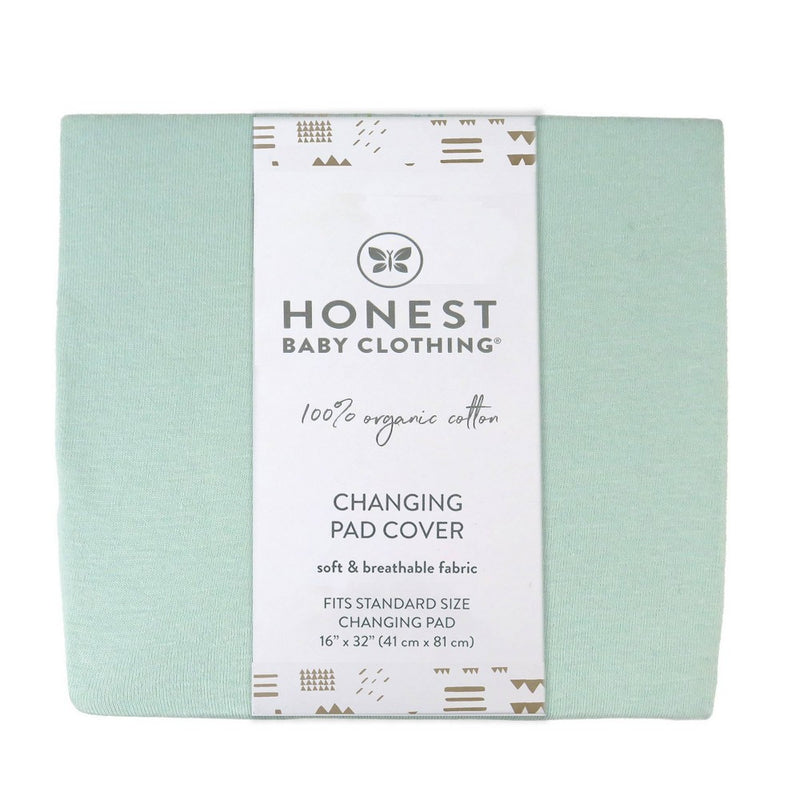 Honest Baby Organic Cotton Changing Pad Cover - Sage