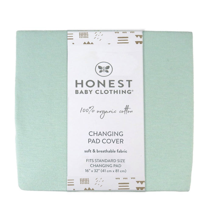 Honest Baby Organic Cotton Changing Pad Cover - Sage