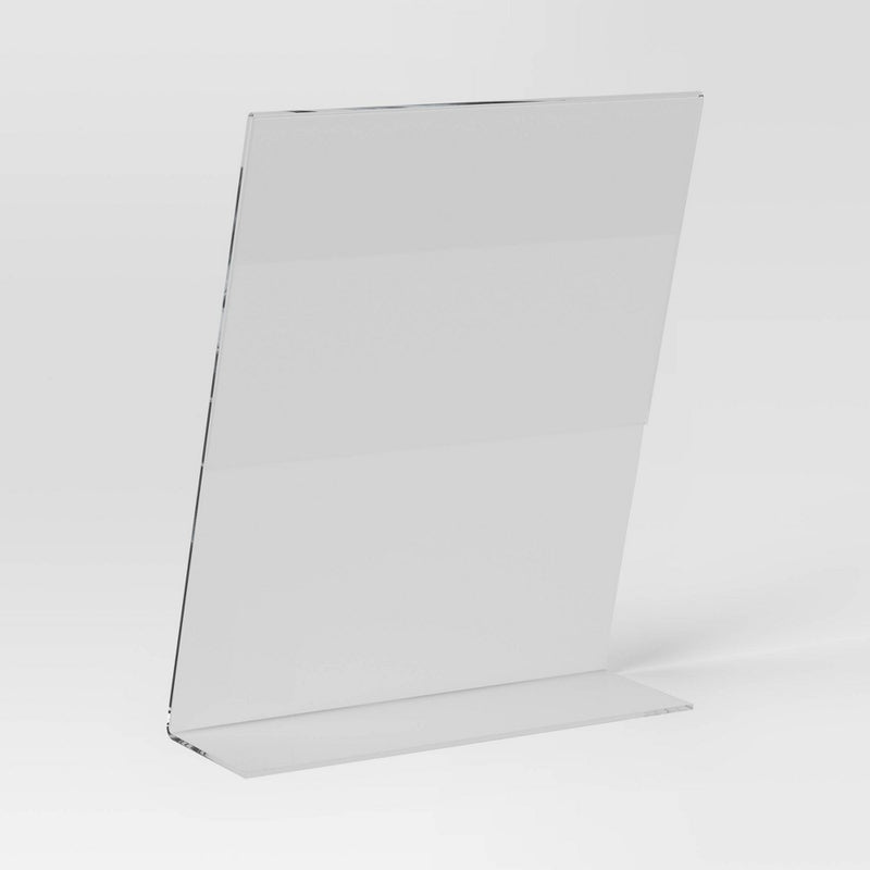 8"x10" Acrylic Image Frame Clear - Room Essentials: Modern Tabletop Display, Holds Single Photo