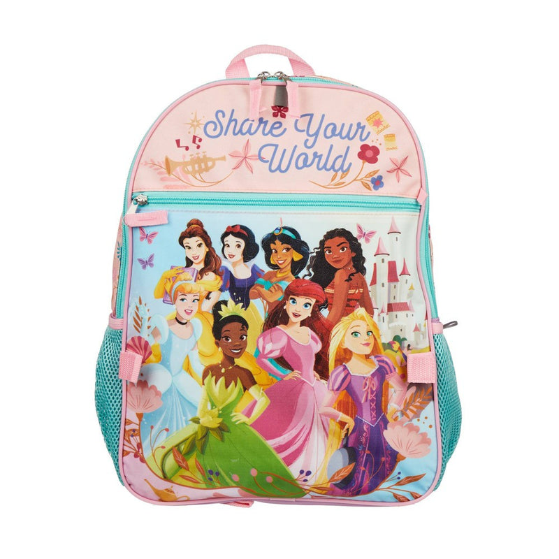 Disney Kids' 5pc 16" Backpack Set with Lunch Bag - Princess