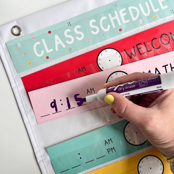 Callie Danielle Class Schedule Bulletin Board Kit