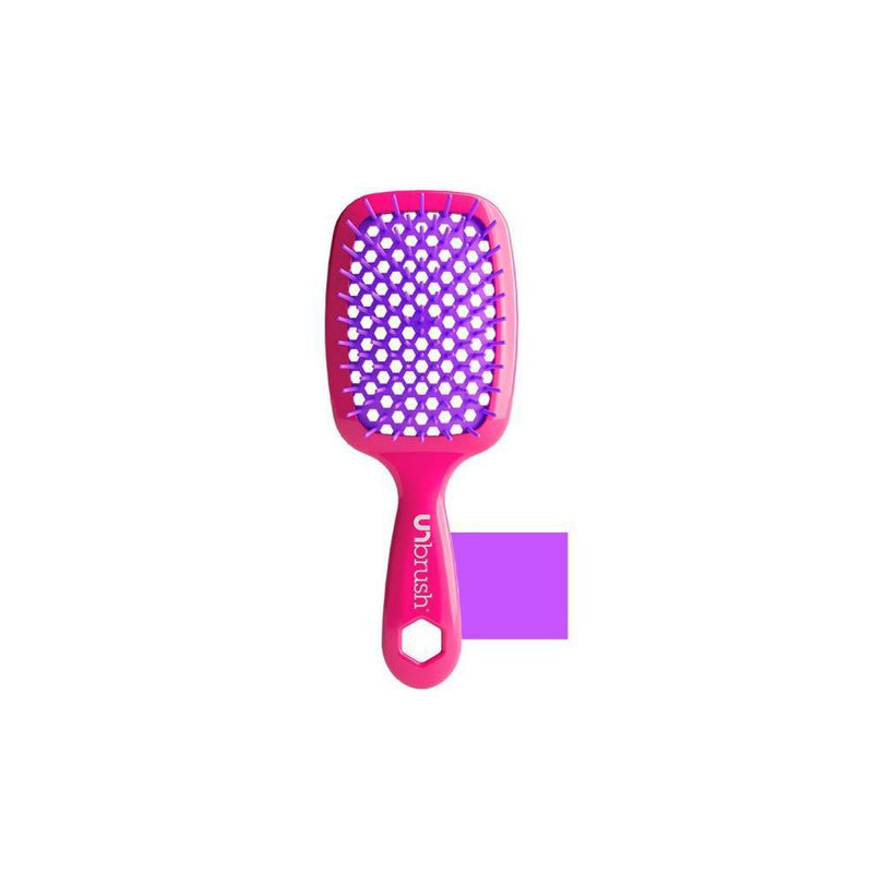 UNbrush Detangler Hair Brush - Neon Pink