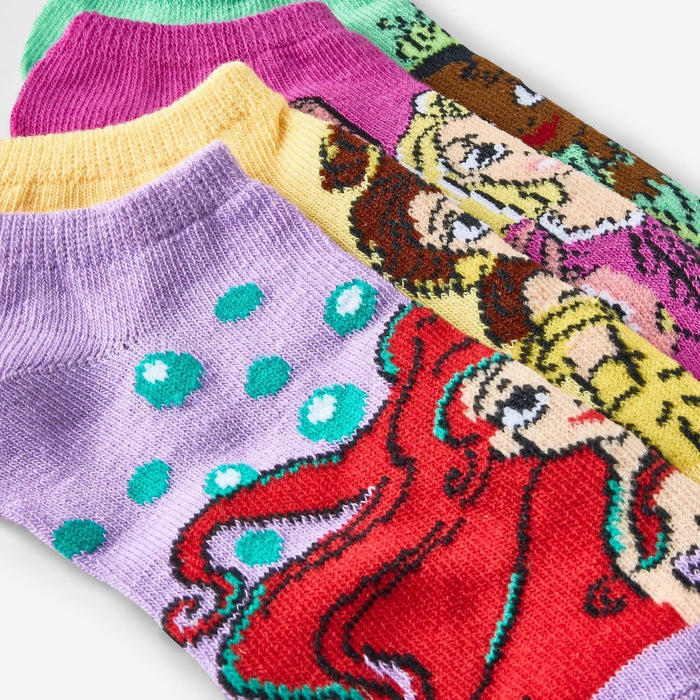 Girls' Disney Princess 6pk Socks - S/M