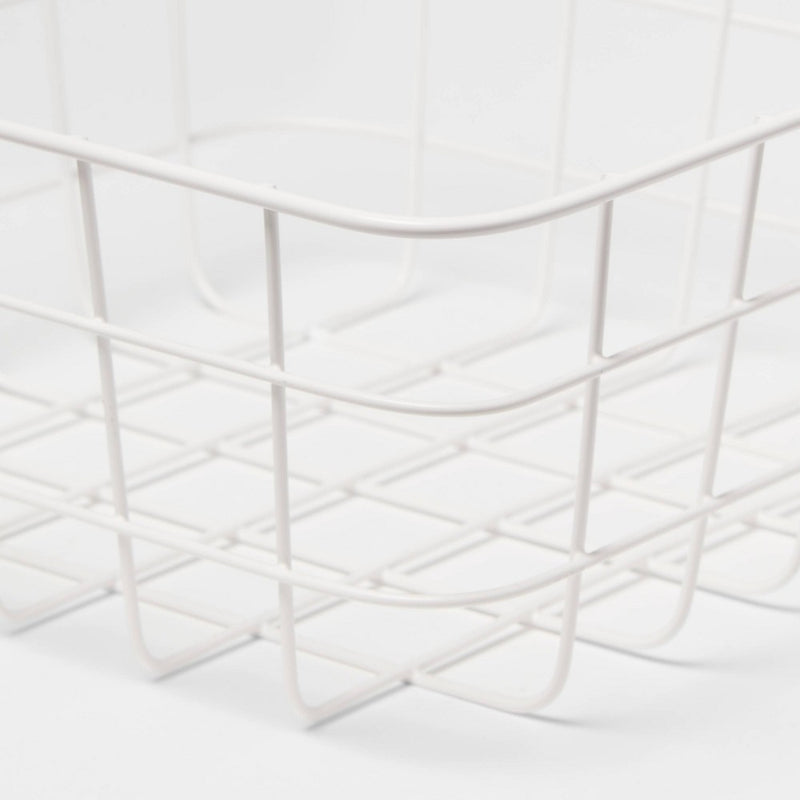 Small Wire Basket White - Brightroom