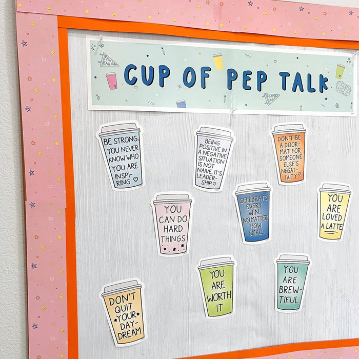 Callie Danielle Cup of Pep Talk Bulletin Board Kit
