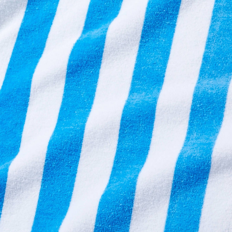 Striped Beach Towel Blue/White - Sun Squad