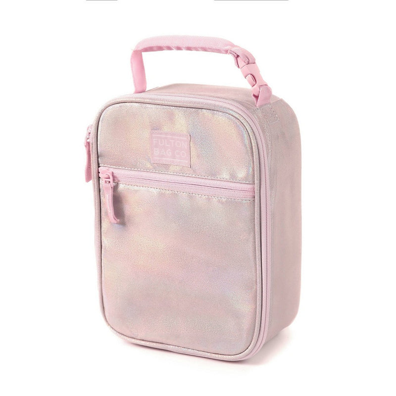 Fulton Bag Co. Upright Lunch Bag - Pink Glitter Iridescent