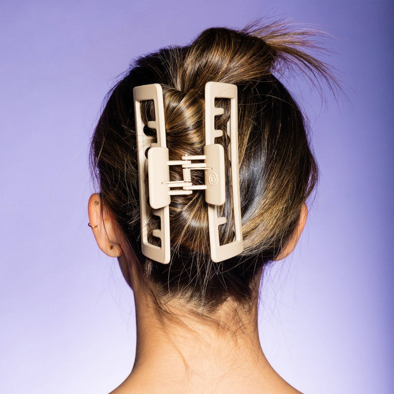 Gimme Beauty Thich Rectangle Double Teeth Claw Clip - Blonde