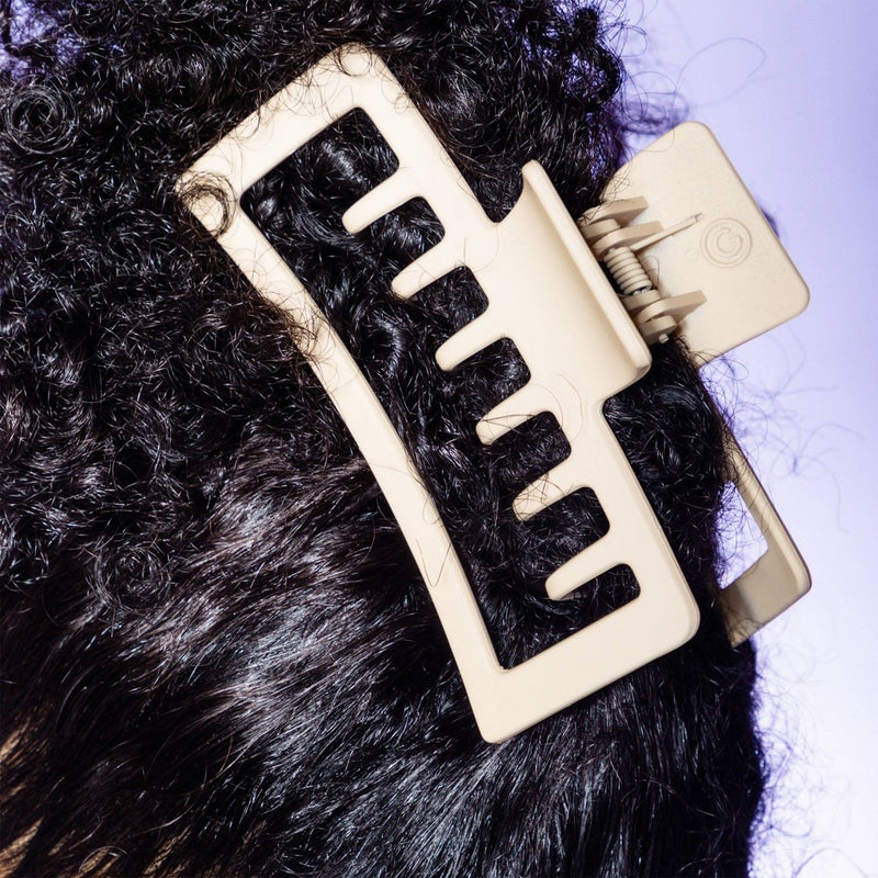 Gimme Beauty Thich Rectangle Double Teeth Claw Clip - Blonde