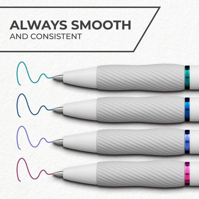 Sharpie S-Gel 4pk 0.7mm Gel Pens White Barrel Digital Bright TGT Exclusive