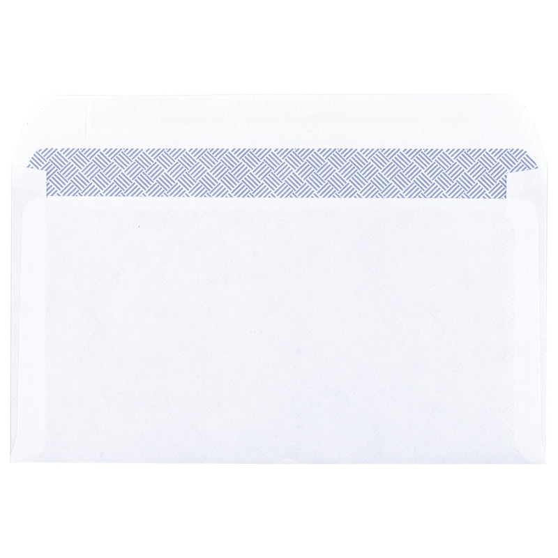 55ct Press and Seal Security Envelopes 3.5" x 6.5" White - up&up