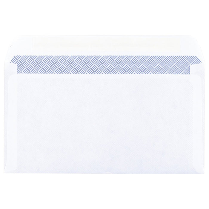 55ct Press and Seal Security Envelopes 3.5" x 6.5" White - up&up