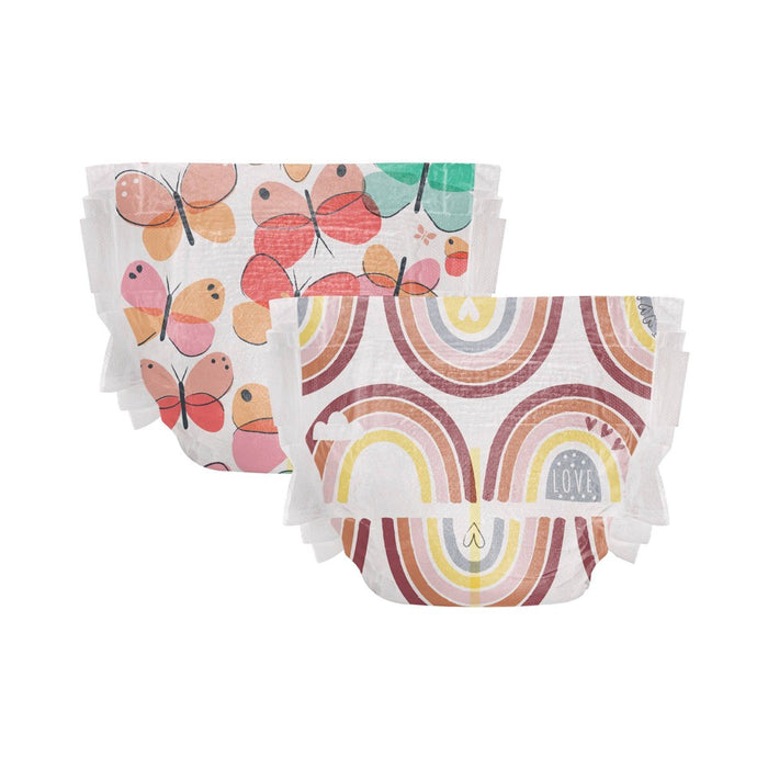 Honest Clean Conscious Disposable Diapers - Wingin' It & Catching Rainbows - Size 5 - 44ct