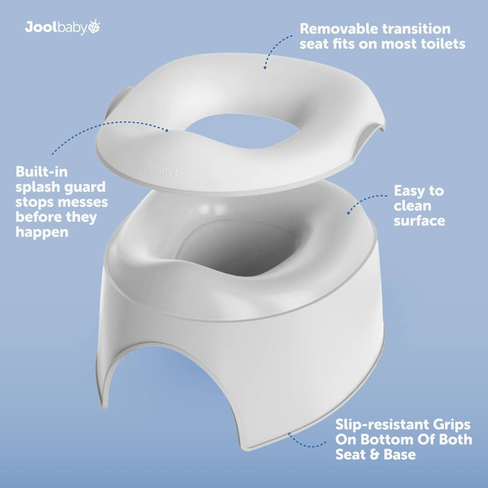 JOOL BABY 2-in-1 Floor Potty & Trainer Seat