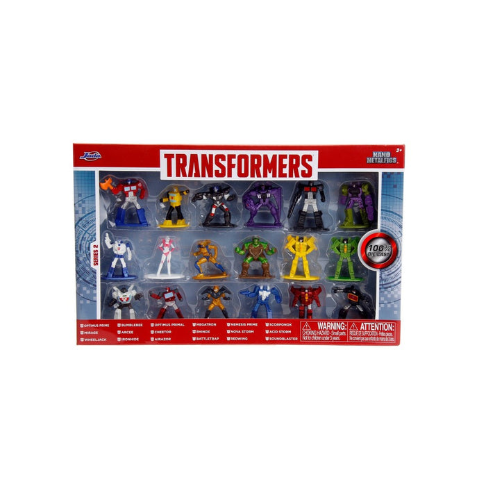 Nano Metalfigs Transformers Series 2 Mini Figure Set - 18pk
