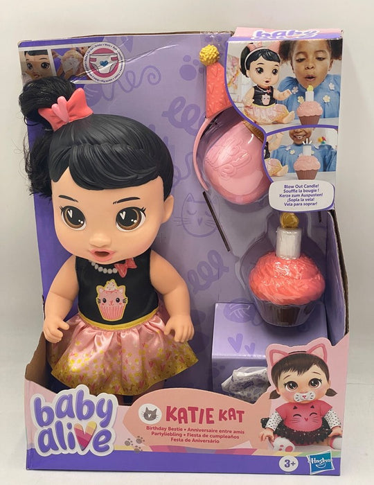 Baby Alive Birthday Bestie Strawberry Black Hair Katie SEE DETAILS