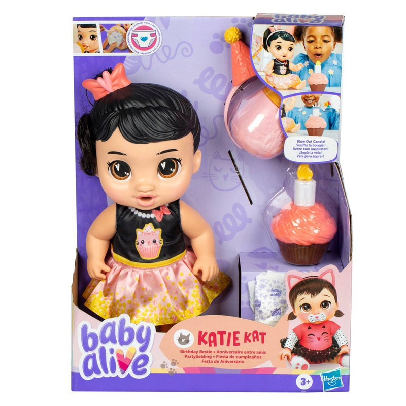 Baby Alive Birthday Bestie Strawberry Black Hair Katie