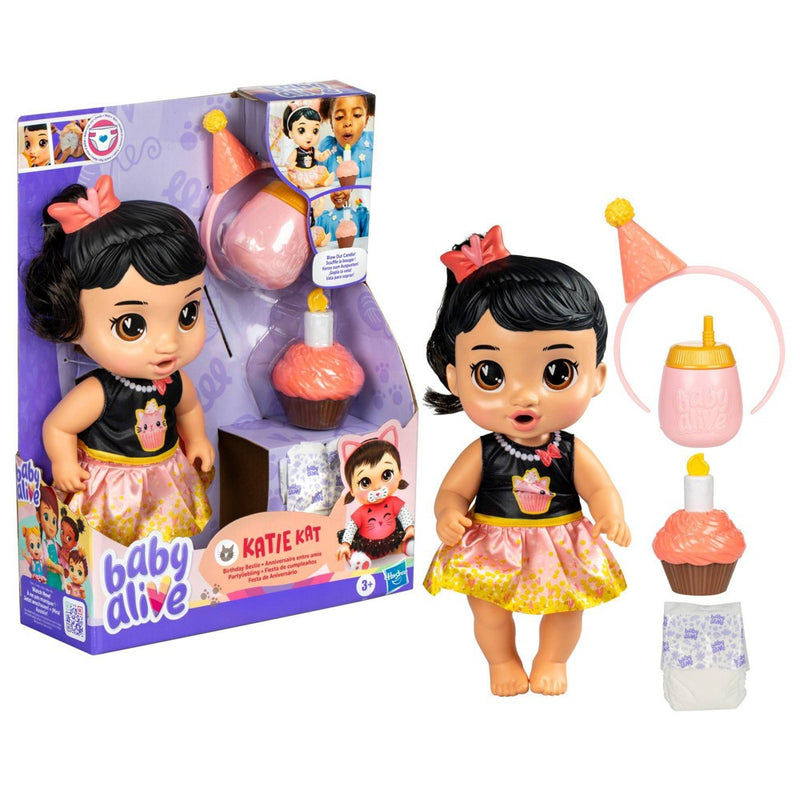 Baby Alive Birthday Bestie Strawberry Black Hair Katie