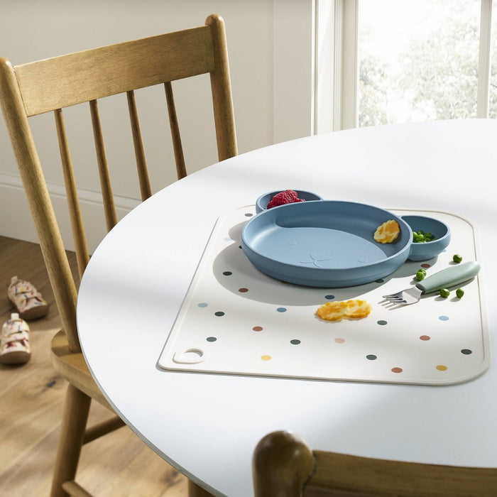 Silicone Dining Plate - Blue Bear - Cloud Island