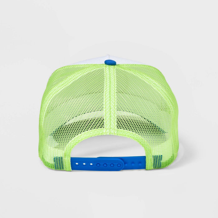 Boys' Palm Patch Trucker Hat - Cat & Jack Green/White/Blue