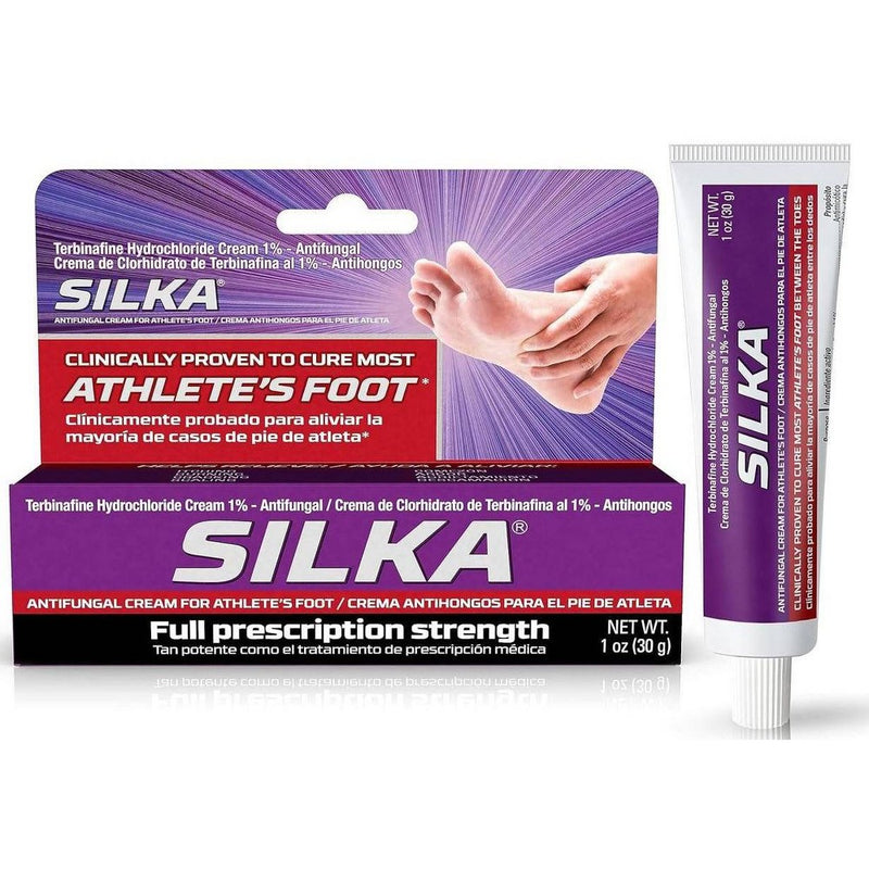 SILKA Athlete's Foot Antifungal Cream 1oz EXP:04/2026