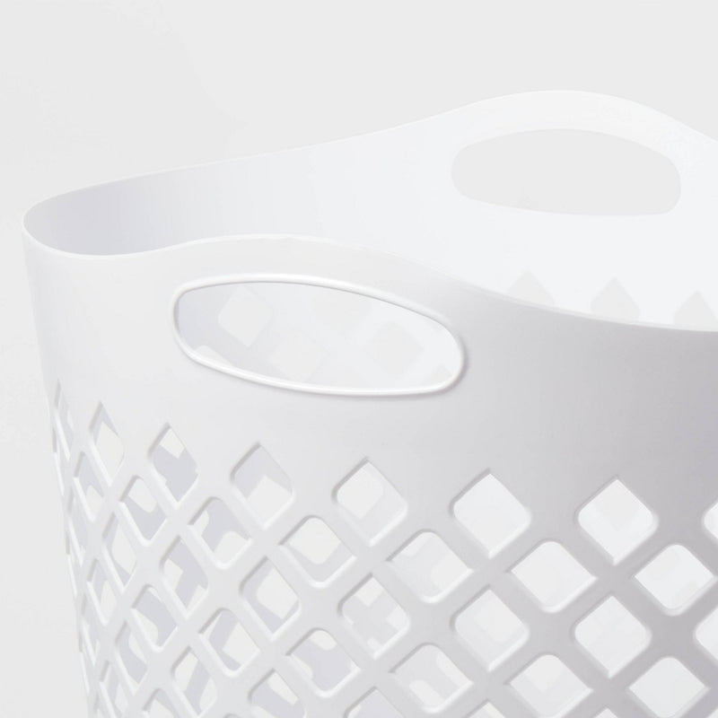 2.2bu Flexible Laundry Hamper White - Brightroom (LOCAL PICKUP ONLY)